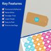 imageAvery TrueBlock Matte White Starburst Labels Sure Feed Technology 1quot 2400 Matte White Labels PrinttoTheEdge LaserInkjet Printable Great for Packaging and Product Merchandising480 labels