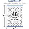 imageAvery TrueBlock Matte White Starburst Labels Sure Feed Technology 1quot 2400 Matte White Labels PrinttoTheEdge LaserInkjet Printable Great for Packaging and Product Merchandising1 200 labels