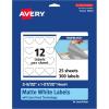 imageAvery TrueBlock Matte White Heart Labels Sure Feed Technology 2932quot x 12732quot 120 Matte White Labels PrinttoTheEdge LaserInkjet Printable Great for Packaging and Product Merchandising300 labels