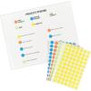 imageAvery ColorCoding Removable Labels 12 Inch Round Stickers Neon Green NonPrintable 840 Dot Stickers Total 5052Small