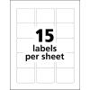 imageAvery Durable Easy Peel ID Labels With Sure Feed Technology 6793 Rectangle 2quot x 258quot White Pack Of 1202 in X 258 in