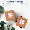 imageAvery Durable Waterproof Square Scalloped Labels Sure Feed Technology 158quot x 158quot 200 Total Oil and TearResistant Waterproof Labels PrinttoTheEdge LaserPigmentBased Inkjet Printable200 labels