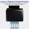 imageAvery Durable Waterproof Wraparound Rectangle Labels with Sure Feed Technology 114quot x 934quot Matte White 40 Customizable Labels for Laser and PigmentInkjet Printers 22845One Size