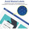 imageAvery Durable Waterproof Wraparound Rectangle Labels with Sure Feed Technology 325quot x 775quot Matte White LaserPigmentInkjet 16 Customizable Labels 22835One Size