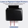 imageAvery Durable Waterproof Wraparound Rectangle Labels with Sure Feed Technology 325quot x 775quot Matte White LaserPigmentInkjet 16 Customizable Labels 22835One Size