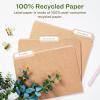 imageAvery EcoFriendly Recycled File Folder Labels 23quot x 3716quot White Permanent Label Adhesive 750 Printable Labels 4826623 in x 3716 in