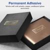 imageAvery Glossy Clear Labels Metallic Gold Borders 1quot x 258quot Rectangle Labels 180 Total LaserInkjet Printable 6550Glossy Clear Gold Borders