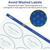 imageAvery Glossy Clear Oval Labels Sure Feed Technology 15quot x 3quot 100 Glossy Clear Labels PrinttoTheEdge LaserInkjet Printable100 labels