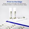 imageAvery Glossy Clear Rectangle Labels Sure Feed Technology 1quot x 15quot 320 Glossy Clear Labels PrinttoTheEdge LaserInkjet Printable1 600 labels