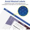 imageAvery Glossy Clear Rectangle Labels Sure Feed Technology 3quot x 5quot 30 Glossy Clear Labels PrinttoTheEdge LaserInkjet Printable150 labels