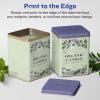 imageAvery Glossy Clear Rectangle Labels Sure Feed Technology 3quot x 5quot 30 Glossy Clear Labels PrinttoTheEdge LaserInkjet Printable150 labels