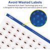 imageAvery Glossy Clear Round Labels Sure Feed Technology 05quot Diameter 1540 Glossy Clear Labels PrinttoTheEdge LaserInkjet Printable1 540 labels