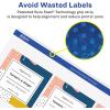 imageAvery Glossy Clear Square Labels Sure Feed Technology 25quot x 25quot 90 Glossy Clear Labels LaserInkjet Printable450 labels