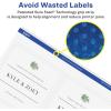 imageAvery Glossy Clear Square Labels Sure Feed Technology 4quot x 4quot 100 Glossy Clear Labels LaserInkjet Printable400 labels