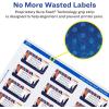 imageAvery Glossy White Rectangle Labels Sure Feed Technology 1quot x 2quot 240 Glossy White Labels PrinttoTheEdge Permanent Adhesive LaserInkjet Printable240 labels