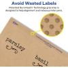 imageAvery Kraft Brown Round Labels Sure Feed Technology 25quot Diameter 225 Kraft Brown Labels PrinttoTheEdge LaserInkjet Printable135 Labels