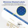 imageAvery Matte Clear Rectangle Labels Sure Feed Technology 5quot x 7quot 20 Matte Clear Labels LaserInkjet Printable200 labels