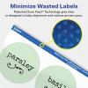 imageAvery Matte Clear Round Labels Sure Feed Technology 25quot Diameter 90 Matte Clear Labels PrinttoTheEdge LaserInkjet Printable900 labels