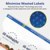 imageAvery Matte Clear Square Labels Sure Feed Technology 25quot x 25quot 90 Matte Clear Labels LaserInkjet Printable225 labels