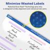 imageAvery Matte Clear Square Labels Sure Feed Technology 2quot x 2quot 120 Matte Clear Labels PrinttoTheEdge LaserInkjet Printable1 200 labels