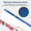 imageAvery Matte Clear Wraparound Band Labels Sure Feed Technology 238quot x 8quot Cigar Band Labels 30 Total LaserInkjet Printable300 labels