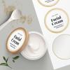 imageAvery Matte White Labels Metallic Gold Borders 3quot Round Labels 60 Total LaserInkjet Printable 65443