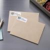 imageAvery Matte White Rectangle Labels Sure Feed Technology 125quot x 175quot 800 Matte White Printable Labels1 600 Labels
