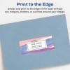 imageAvery Matte White Rectangle Labels Sure Feed Technology 1quot x 258quot 400 Matte White Printable Labels400 Labels