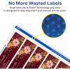 imageAvery Matte White Rectangle Labels Sure Feed Technology 975quot x 125quot 125 Matte White Printable Labels125 Labels
