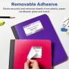 imageAvery Matte White Removable Rectangle Labels Sure Feed Technology PrinttoTheEdge 2quot x 3quot 200 Removable Labels LaserInkjet Printable120 labels