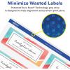 imageAvery Matte White Removable Rectangle Labels Sure Feed Technology PrinttoTheEdge 2quot x 3quot 200 Removable Labels LaserInkjet Printable200 labels