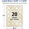 imageAvery Pearlized Ivory Square Scalloped Labels Sure Feed Technology PrinttoTheEdge 158quot x 158quot 200 Pearlized Ivory Labels LaserInkjet Printable2 000 labels