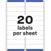 imageAvery Printable Address Labels with Sure Feed 1quot x 4quot Matte Clear 200 Blank Mailing Labels 18661Each