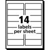 imageAvery Printable Address Labels with Sure Feed Matte Clear 113quot x 4quot 350 Mailing Labels 08662One size Pack of 5