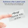 imageAvery Printable Blank Rectangle Labels 2quot x 3quot Glossy Crystal Clear 80 Customizable Labels 22822Pack of 2