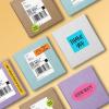 imageAvery Printable Rectangle Labels Sure Feed Technology 12quot x 134quot Bright Pink Labels PrinttoTheEdge LaserInkjet Printable 600 Total Great for Jars and More4 800 labels