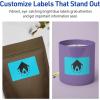 imageAvery Printable Rectangle Labels Sure Feed Technology 2quot x 3quot Bright Blue Labels PrinttoTheEdge LaserInkjet Printable 80 Total Great for Mailing and Candles80 labels