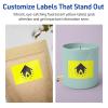imageAvery Printable Rectangle Labels Sure Feed Technology 2quot x 4quot Neon Yellow Labels LaserInkjet Printable 100 Total Great for Mailing and Candles800 labels