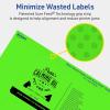 imageAvery Printable Rectangle Labels Sure Feed Technology 3quot x 5quot Neon Green Labels PrinttoTheEdge LaserInkjet Printable 30 Total Great for Shipping and Packaging120 labels