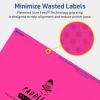 imageAvery Printable Rectangle Labels Sure Feed Technology 4quot x 6quot Neon Magenta Labels PrinttoTheEdge LaserInkjet Printable 20 Total Great for Shipping and Packaging160 labels