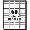 imageAvery Printable Return Address Labels with Sure Feed 23quot x 134quot Matte Clear 600 Blank Mailing Labels 1569523 in X 134 in Pack of 5