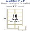 imageAvery Printable Round Labels 2quot Diameter Matte White with Metallic Gold Borders Permanent Adhesive 120 Blank Labels Great for Weddings Showers Holidays and More 22876Glossy Clear Gold Borders