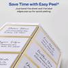 imageAvery Printable Round Labels 2quot Diameter Matte White with Metallic Gold Borders Permanent Adhesive 120 Blank Labels Great for Weddings Showers Holidays and More 22876Glossy Clear Gold Borders