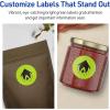 imageAvery Printable Round Labels Sure Feed Technology 2quot Diameter Bright Green Labels PrinttoTheEdge LaserInkjet Printable 120 Total Great for Stickers and Candles120 labels