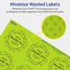 imageAvery Printable Round Labels Sure Feed Technology 2quot Diameter Bright Green Labels PrinttoTheEdge LaserInkjet Printable 120 Total Great for Stickers and Candles480 labels