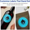 imageAvery Printable Round Labels Sure Feed Technology 312quot Diameter Bright Blue Labels PrinttoTheEdge LaserInkjet Printable 80 Total Great for Packaging and Candles160 labels