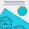 imageAvery Printable Round Labels Sure Feed Technology 312quot Diameter Bright Blue Labels PrinttoTheEdge LaserInkjet Printable 80 Total Great for Packaging and Candles160 labels