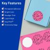 imageAvery Printable Round Labels Sure Feed Technology 3quot Diameter Bright Pink Labels PrinttoTheEdge LaserInkjet Printable 60 Total Great for Soaps and Packaging480 labels