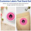 imageAvery Printable Round Labels Sure Feed Technology 3quot Diameter Bright Pink Labels PrinttoTheEdge LaserInkjet Printable 60 Total Great for Soaps and Packaging120 labels