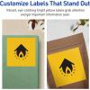 imageAvery Printable Square Labels Sure Feed Technology 4quot x 4quot Bright Yellow Labels LaserInkjet Printable 40 Total Great for Packaging and Ingredients160 labels